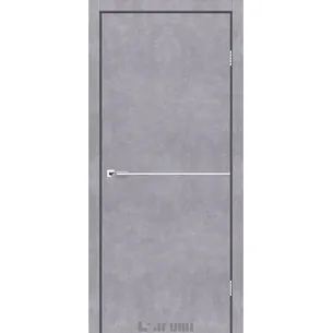Міжкімнатні двері Plato Line PTL-03 Сірий бетон Darumi