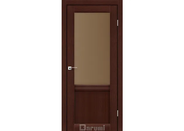 Фото 1 - Міжкімнатні двері Galant  GL-01 Венге панга скло бронза Darumi