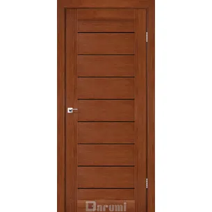 Міжкімнатні двері  Leona Горіх роял чорне скло Darumi
