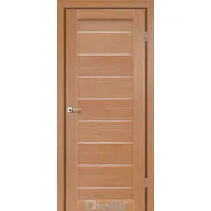 Міжкімнатні двері  Leona Дуб натуральний скло сатин Darumi