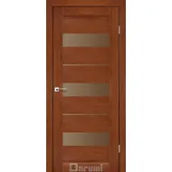 Межкомнатная дверь Marsel Орех роял стекло бронза Darumi