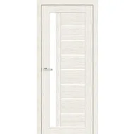 Межкомнатная дверь Cortex Deco 09 Дуб bianco стекло сатин Омис