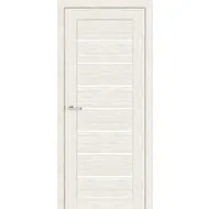 Межкомнатная дверь Cortex Deco 10 Дуб bianco стекло сатин Омис