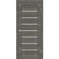 Межкомнатная дверь Cortex Deco 10 Дуб ash line стекло сатин Омис
