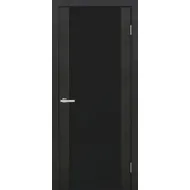 Міжкімнатні двері Cortex Gloss Дуб венге триплекс чорний Оміс
