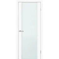 Межкомнатная дверь Cortex Gloss Silk Белый мат триплекс молочный