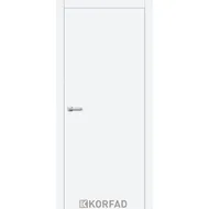 Межкомнатная дверь Loft Plato LP-01 Белый перламутр Korfad