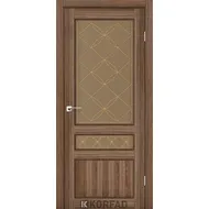 Межкомнатная дверь Classico CL-05 Дуб грей стекло бронза Korfad