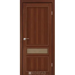 Міжкімнатні двері Classico CL-07 Горіх скло бронза Korfad