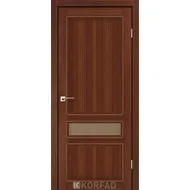 Межкомнатная дверь Classico CL-07 Орех стекло бронза Korfad