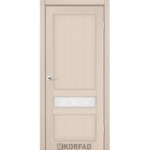 Міжкімнатні двері Classico CL-07 Дуб білений скло бронза Korfad