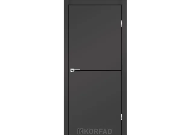 Фото 1 - Міжкімнатні двері Deco Loft Plato DLP-01 Super PET Антрацит Korfad