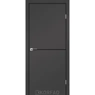 Межкомнатная дверь Deco Loft Plato DLP-01 Super PET Антрацит Korfad