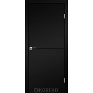 Межкомнатная дверь Deco Loft Plato DLP-01 Super PET Черный Korfad