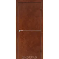 Міжкімнатні двері Deco Loft Plato DLP-01 Сталь кортен Korfad
