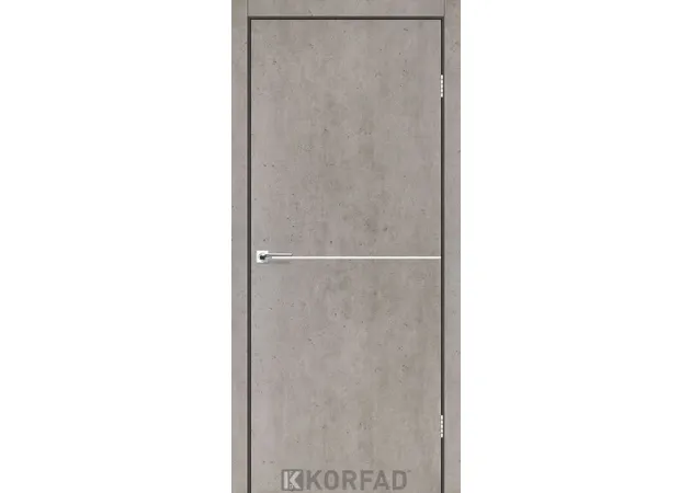 Фото 1 - Межкомнатная дверь Deco Loft Plato DLP-01 Лайт бетон Korfad