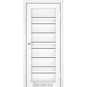 Міжкімнатні двері Florence FL-02 Біла модрина скло сатин Korfad