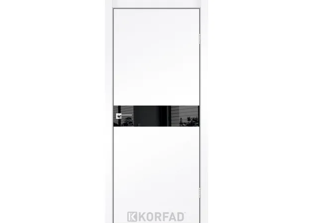 Фото 1 - Міжкімнатні двері Glass Loft Plato GLP-01 Super PET Аляска Korfad
