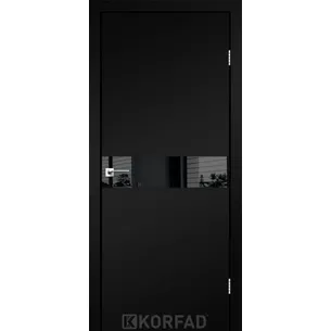 Міжкімнатні двері Glass Loft Plato GLP-01 Super PET Чорний Korfad