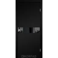 Міжкімнатні двері Glass Loft Plato GLP-01 Super PET Чорний Korfad