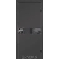 Міжкімнатні двері Glass Loft Plato GLP-01 Super PET Антрацит Korfad
