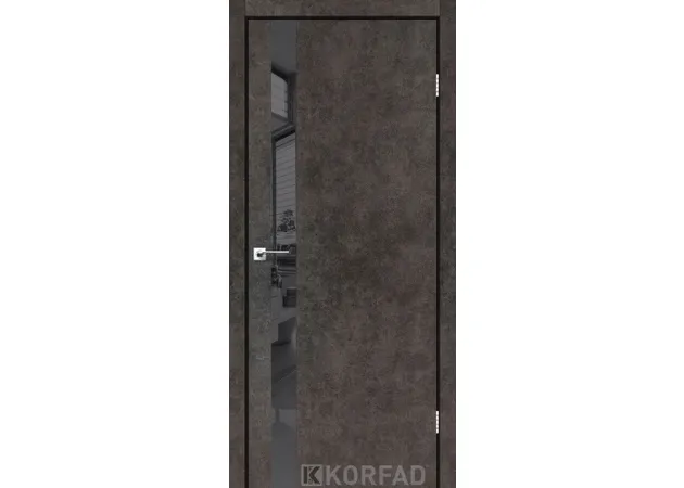 Фото 1 - Міжкімнатні двері Glass Loft Plato GLP-02 Лофт бетон Korfad