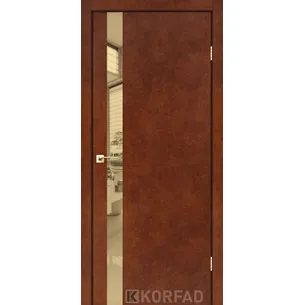 Міжкімнатні двері Glass Loft Plato GLP-02 Сталь кортен Korfad