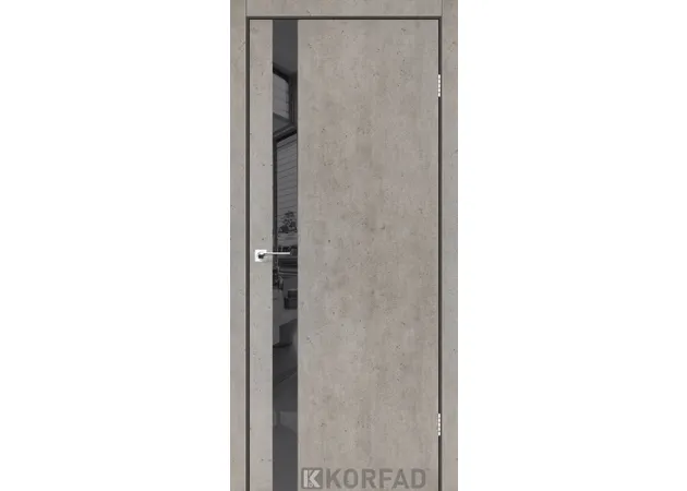 Фото 1 - Міжкімнатні двері Glass Loft Plato GLP-02 Лайт бетон Korfad