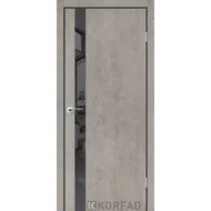 Міжкімнатні двері Glass Loft Plato GLP-02 Лайт бетон Korfad