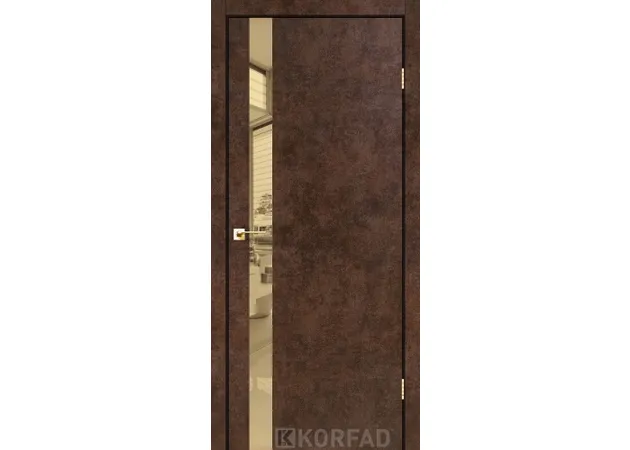 Фото 1 - Міжкімнатні двері Glass Loft Plato GLP-02 Арт бетон Korfad