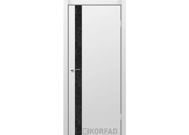 Фото 1 - Міжкімнатні двері Glass Loft Plato GLP-02 Super PET Сірий Korfad