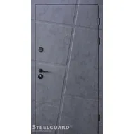 Вхідні двері Alta Masto Бетон графіт/Білий мат ТМ Steelguard
