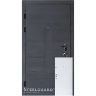 Входная дверь Forte+ Barca Венге серый горизонт/Белый мат ТМ Steelguard