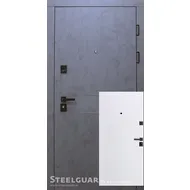 Входная дверь Forte+ Remo Бетон графит/Белый мат ТМ Steelguard