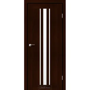 Міжкімнатні двері Арізона Каштан скло сатин StilDoors