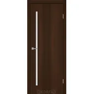 Міжкімнатні двері Corner Glass 03 каштан бурбон Korfad Express