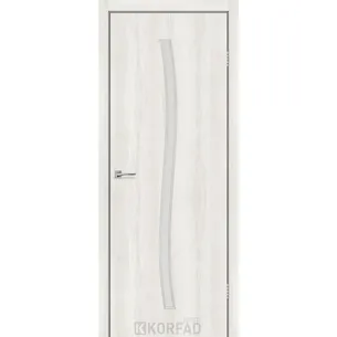 Міжкімнатні двері Corner Glass 04 ясень шовковий Korfad Express