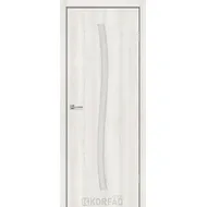 Міжкімнатні двері Corner Glass 04 ясень шовковий Korfad Express
