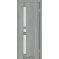 Міжкімнатні двері Corner Glass 05  ясен сталевий Korfad Express