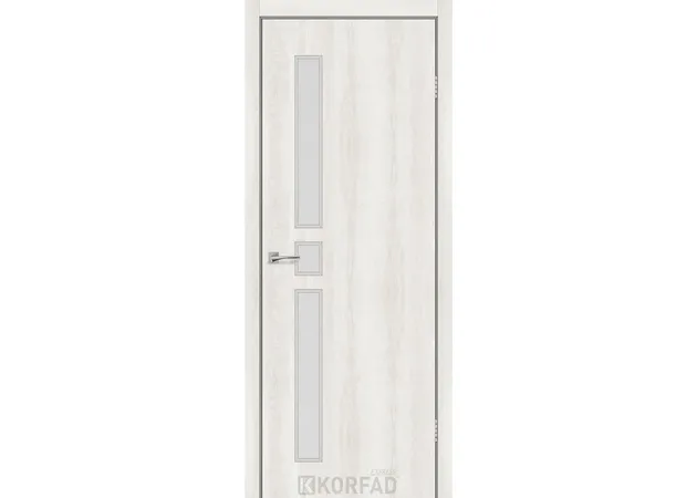 Фото 1 - Межкомнатная дверь Corner Glass 05 ясень шелковистый Korfad Express